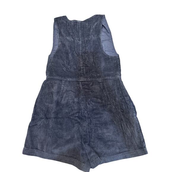 Volcom Win Me Ova Corduroy Romper Navy Medium 8 - Picture 2 of 4